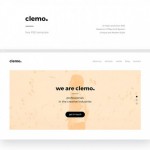 Clemo: A free PSD template for companies