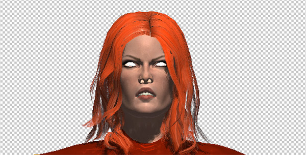 photoshop cc mesh face eyes painted