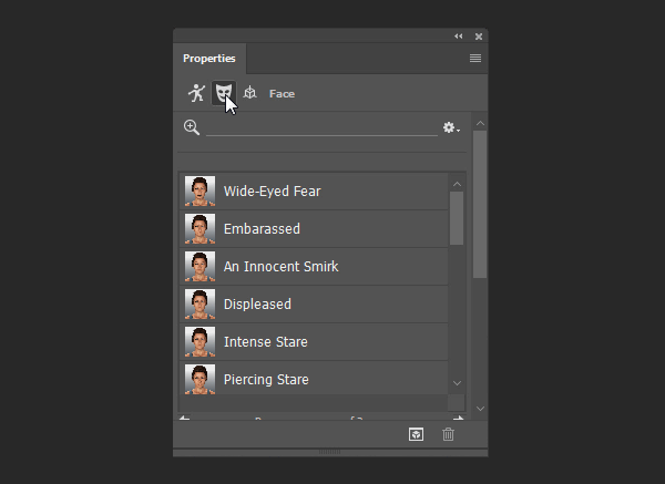 photoshop cc 3d head properties