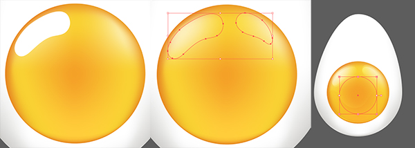 Further define details of the egg yolk