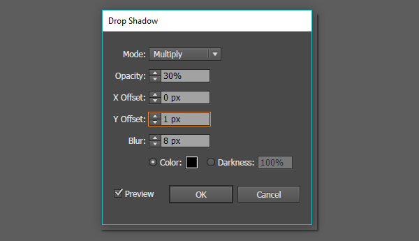 Add a drop shadow to your design
