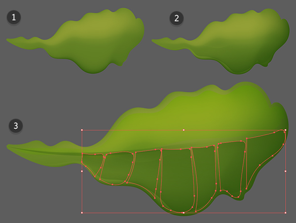 Continue rendering the leaf