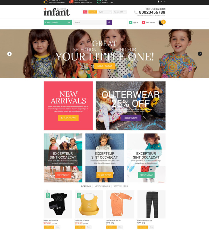 12-baby-store Shopify theme
