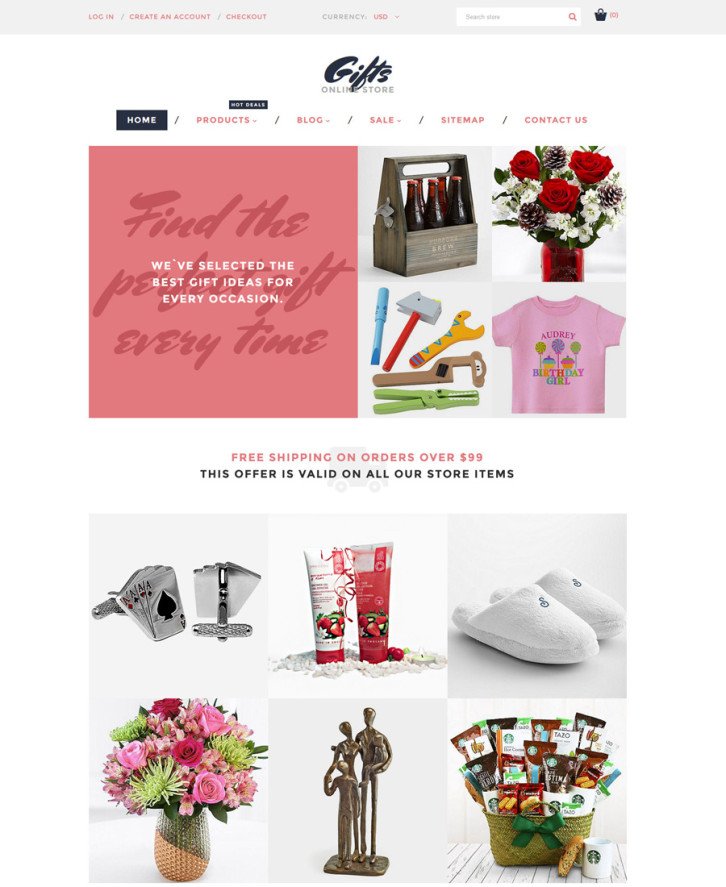 18-gifts-online-store Shopify theme