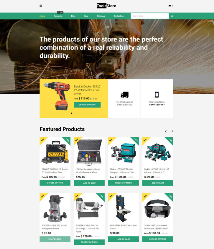 5-ToolsStore Shopify theme