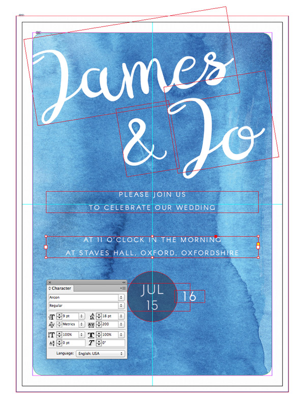 adobe indesign invitation template