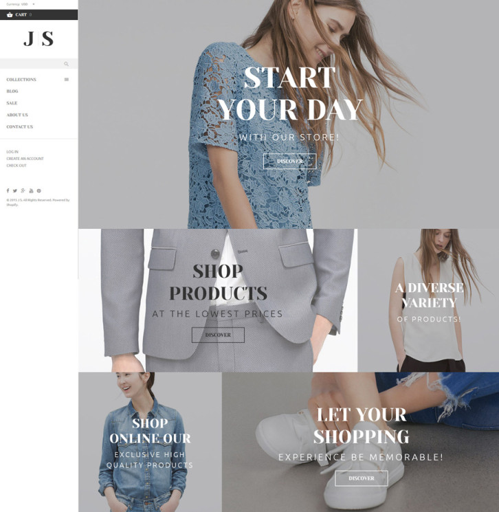 8-js-apparel Shopify theme