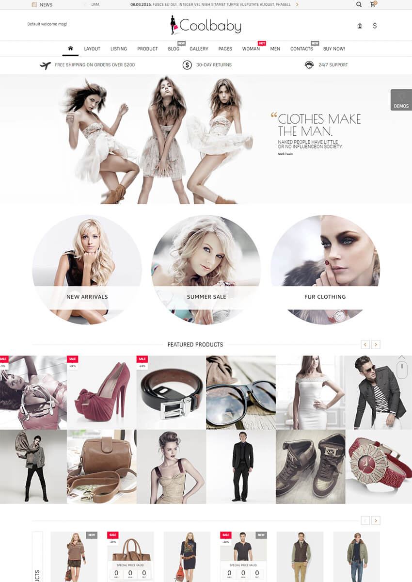 Coolbaby Responsive eCommerce Shopify Theme