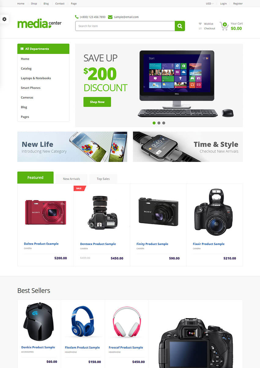 MediaCenter Electronics Store Shopify Theme