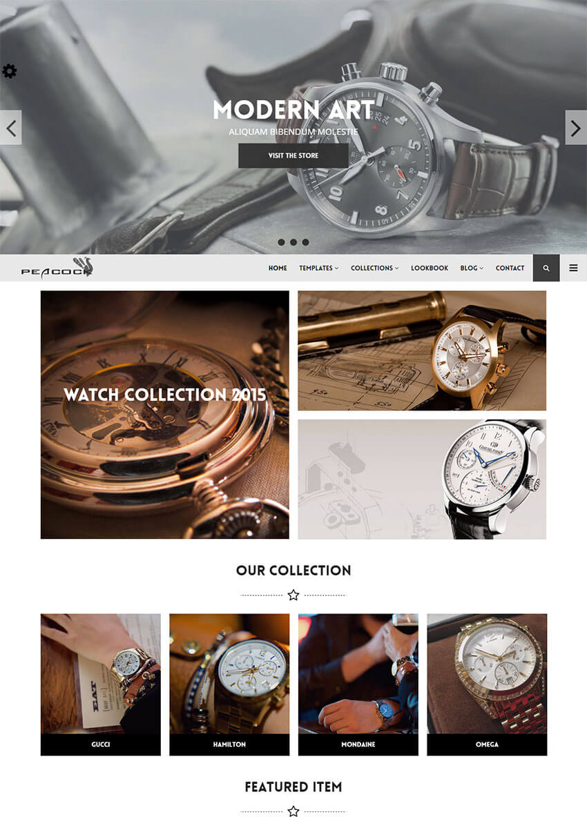 Peacock Responsive Shopify Theme