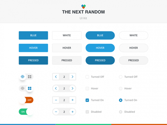 The Next Random: UI kit for Sketch