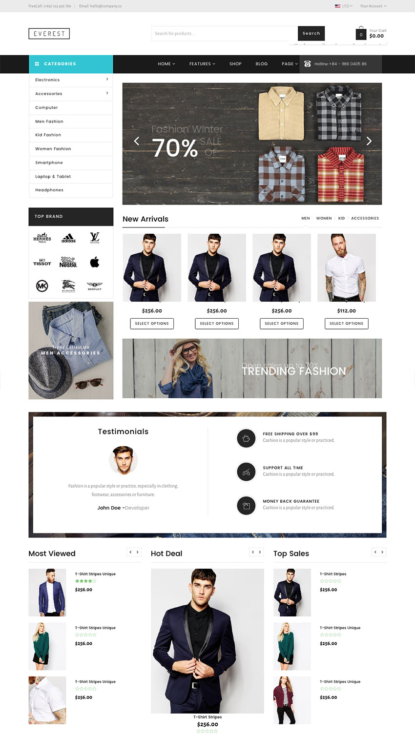 20 Best Shopify Themes With Beautiful eCommerce Designs - iDevie