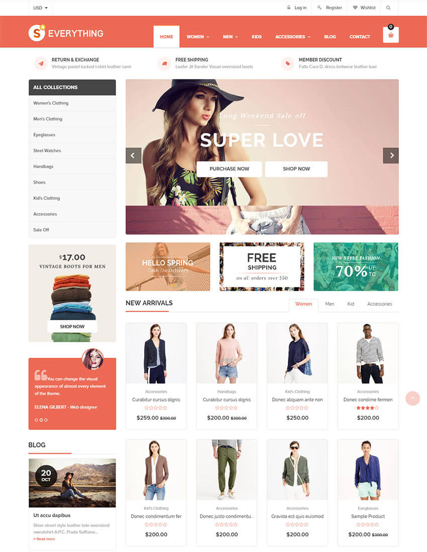 20 Best Shopify Themes With Beautiful ECommerce Designs IDevie