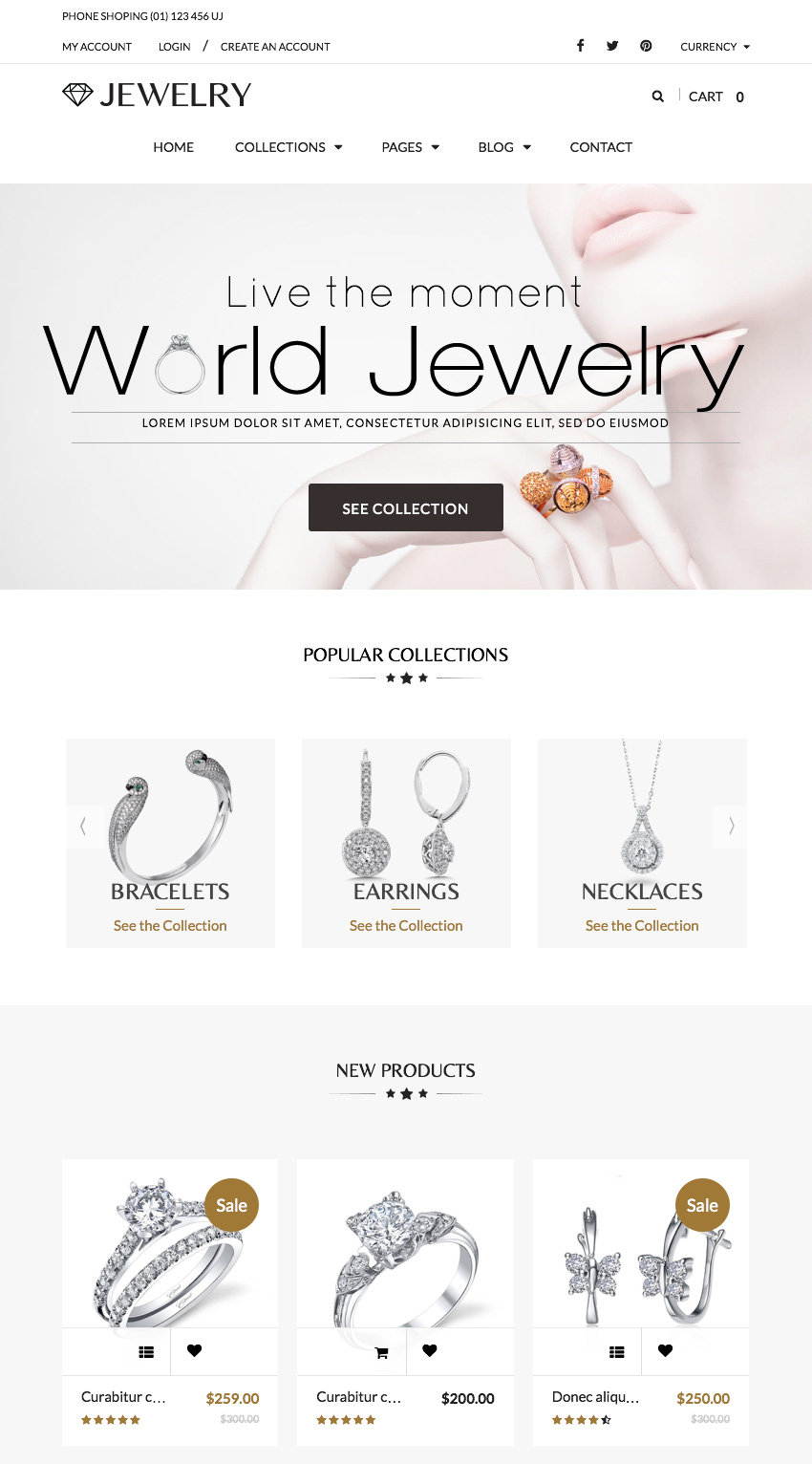 Jewelry - Elegant Shopify Theme