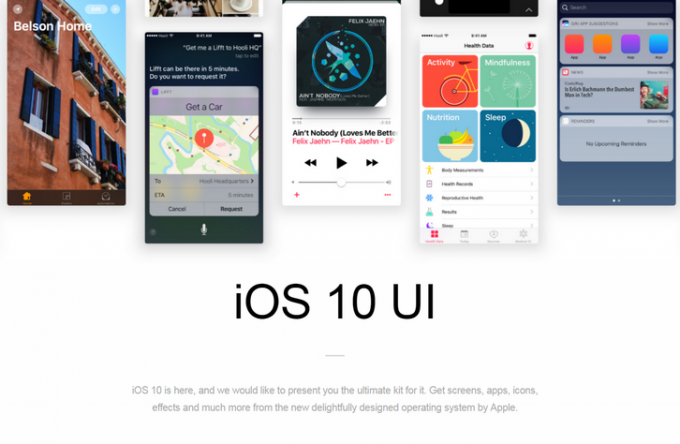 ios 10 ui kit illustrator free download