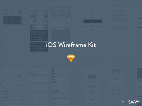 Free iOS Wireframe kit for Sketch
