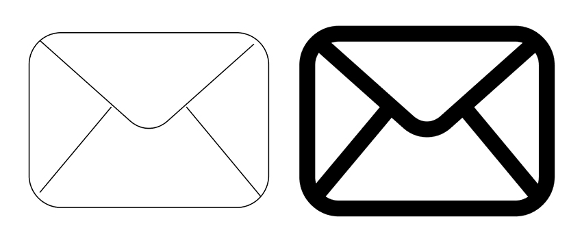 Complete your envelop icon