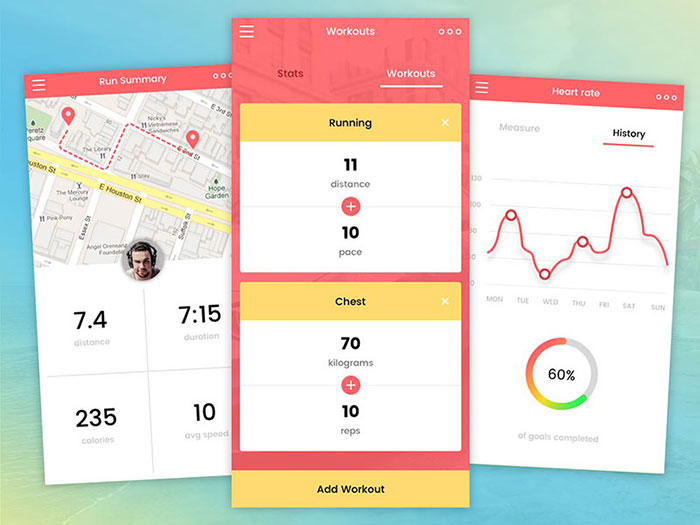 Mobile UI Design Inspiration: Charts And Graphs - iDevie