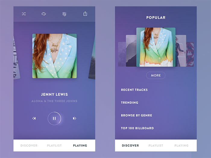 Music App UI