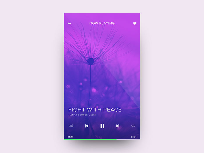 Minimal Music Player