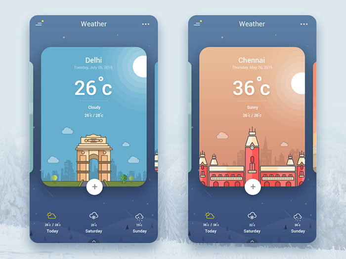 Weather App UI