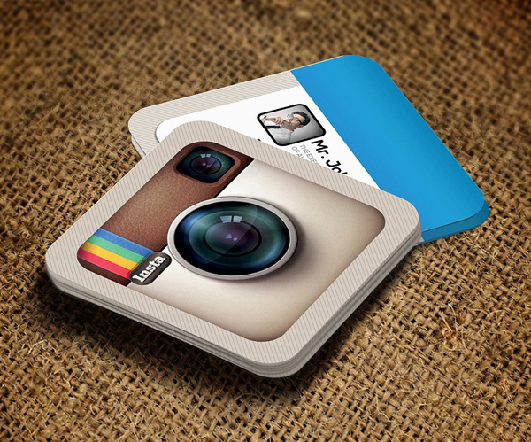 Creative Instagram Social Business Card Template