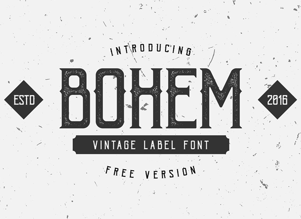 Bohem Free Font