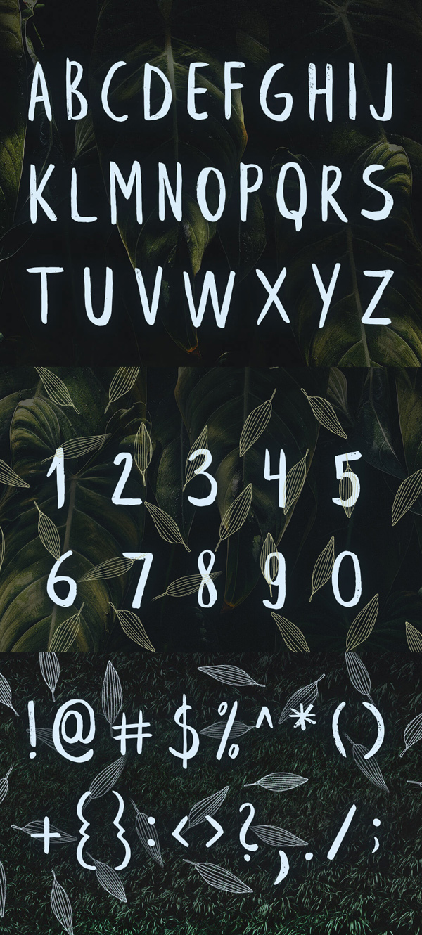 Leafy Font