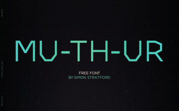 MU-TH-UR Free Font