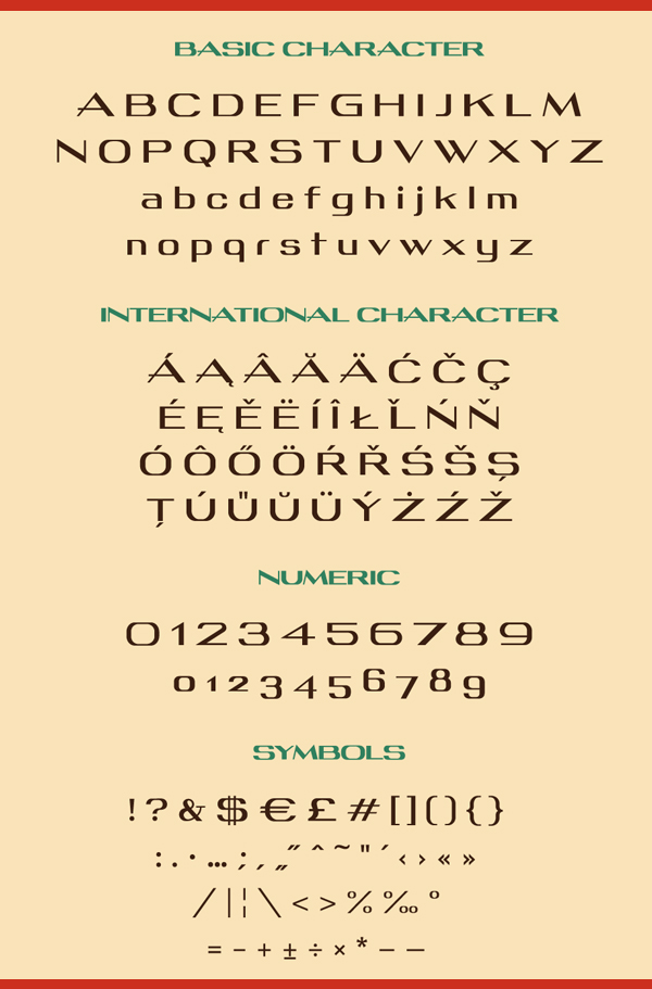 Pan Font & Letters