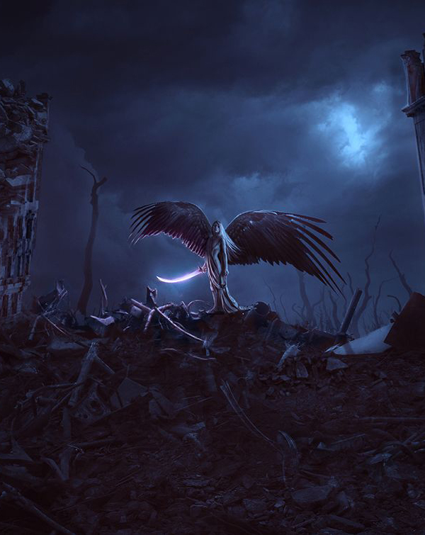 How to Create an Apocalypse Angel Photo Manipulation Scene With Adobe Photoshop