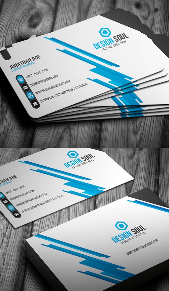 25 New Modern Business Card Templates (Print Ready Design) - iDevie