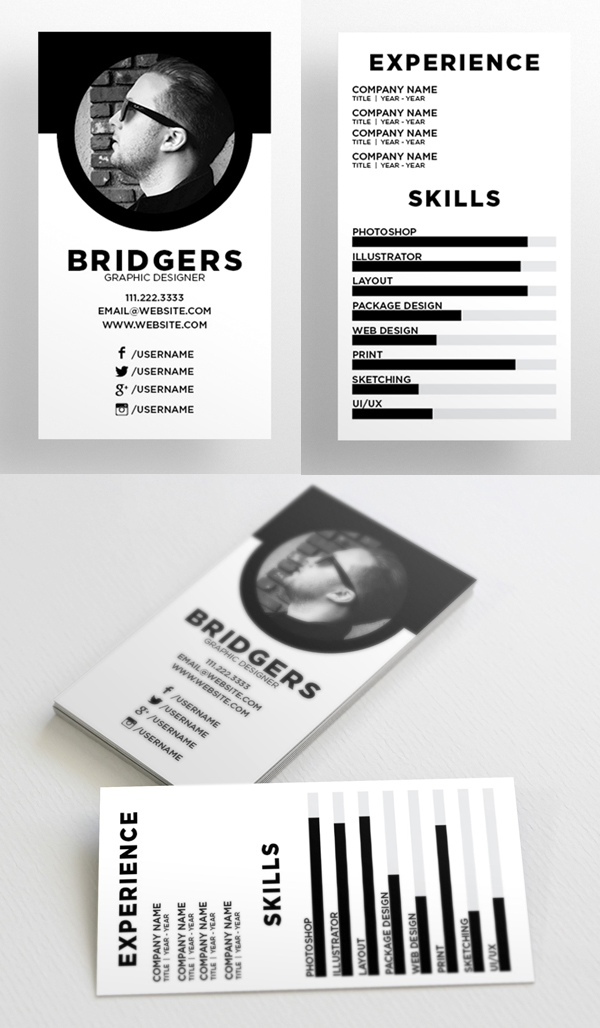 The Resume - Business Card Template