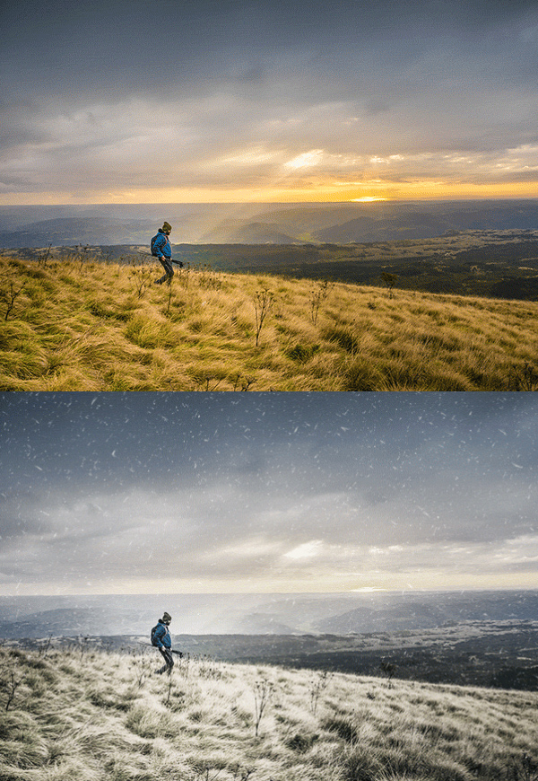 How To Change a Photo from Summer to Winter in Photoshop