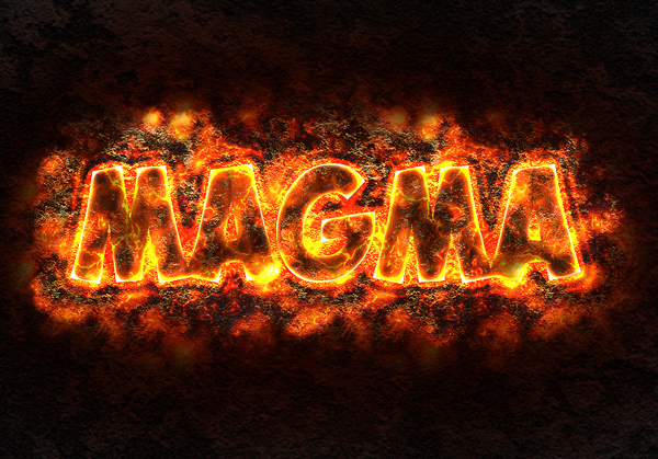 How To Create A Magma Or Lava Text Effect In Photoshop