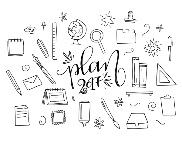 Free Handdrawn Office Elements