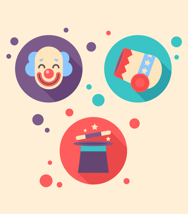 Free Set of Circus Icons