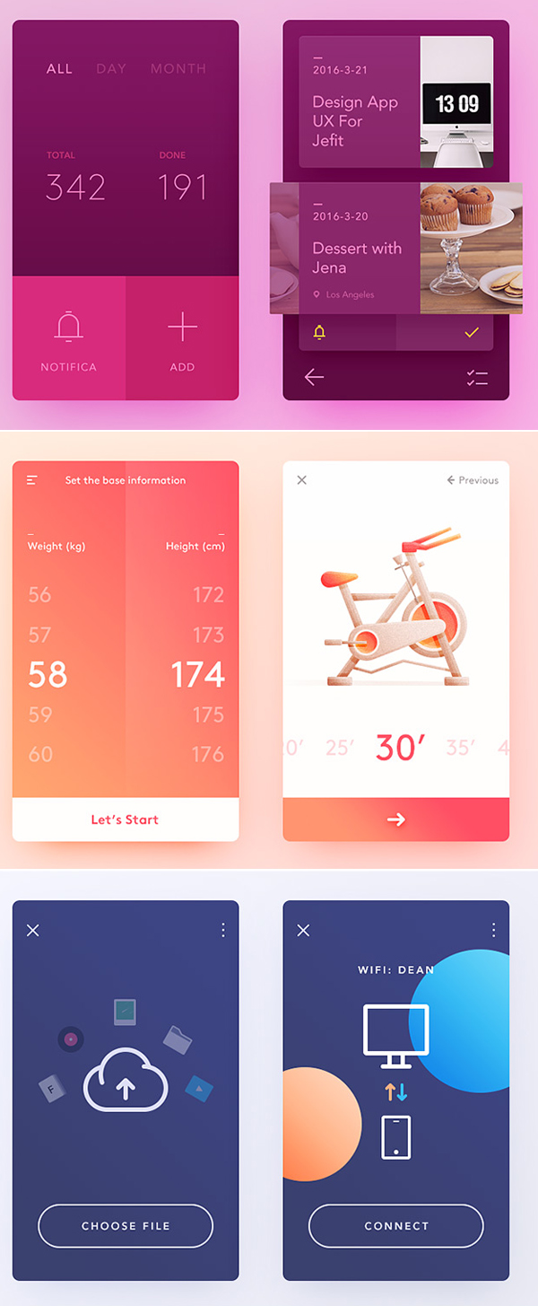 Free Modern UI Elements for GUI Screens