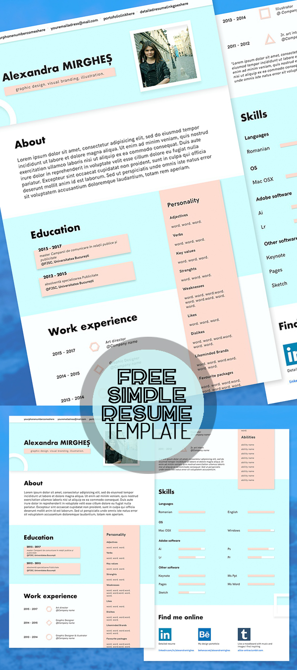 Free Simple Resume Template