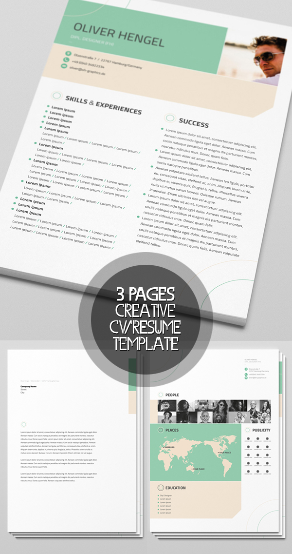 Creative Free CV/Resume Template