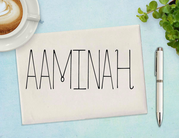 Aaminah Free Font