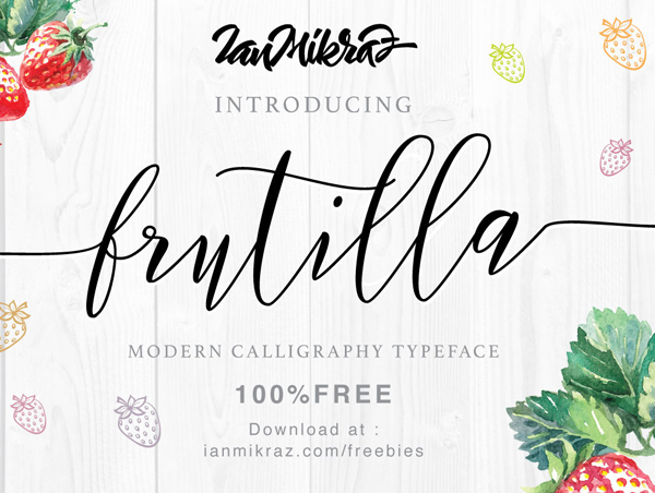 Frutilla Script Free Font