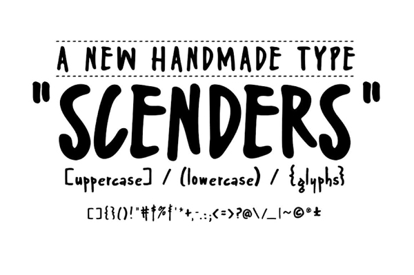 Scenders Free Font