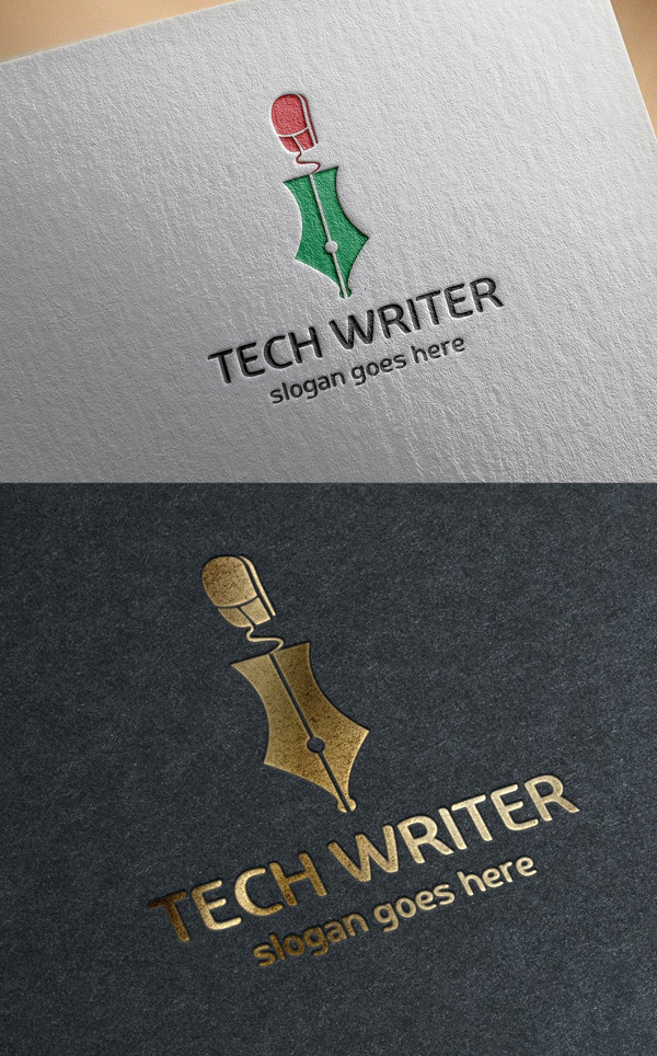 Tech Writer Logo Template