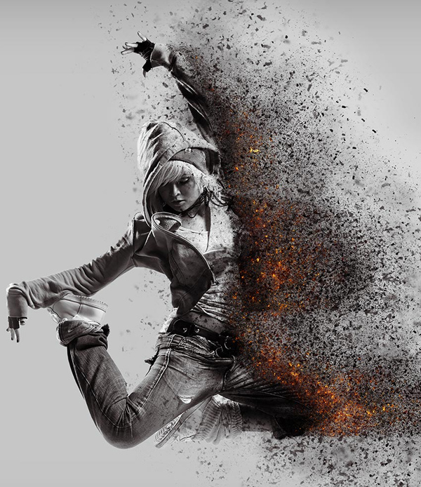 How to Create an Ashes & Embers Dispersion Action in Adobe Photoshop