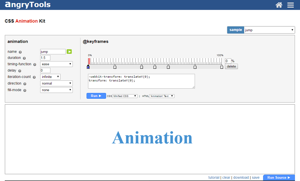 css animation tool
