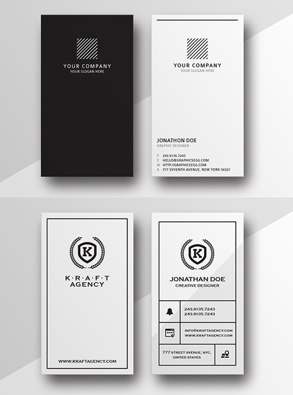 Clean Minimal Business Cards