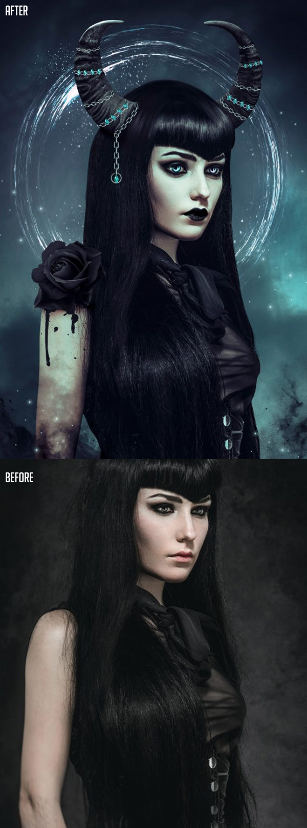 How to Create a Dark Photo Manipulation in Photoshop Tutorial