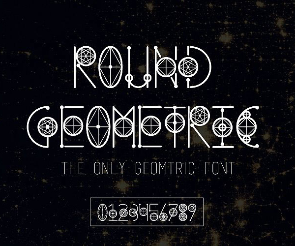 Geometric Free Font