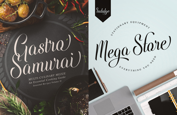 Indulge Script Free Font Letters